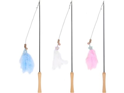 Hračka cat vábnička Krupta 57 cm mix Flamingo (1 ks)