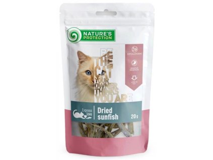Nature's Protection Cat Snack sušené rybičky 20 g