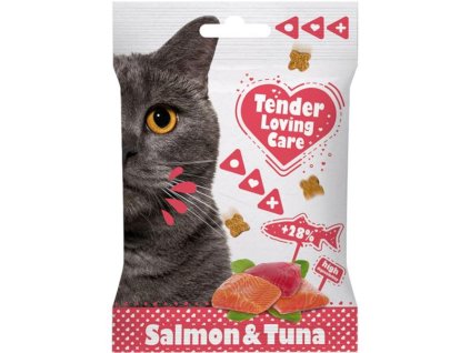 Tender Loving Care Cat pamlsek - losos, tuňák 50 g