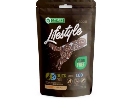 Nature's Protection Dog snack Lifestyle kachna a treska 75 g