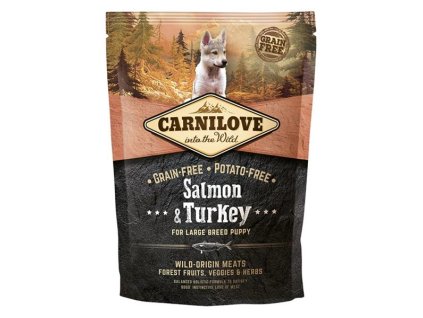 Carnilove Dog Puppy Salmon & Turkey Large Breed Grain Free 1,5 kg