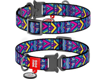 Obojek nylon 25 mm x 33-49 cm WAUDOG Indie
