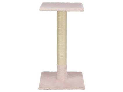 Škrabací sloupek BEANA, 69 cm, králičí plyš, světlerůžová - LIMITOVANÁ NABÍDKA