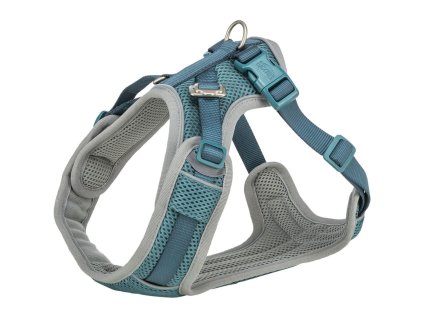 FlexMesh Premium postroj, široký střih, petrolejová (Velikost postroje Premium FlexMesh L: 63-92 cm/ 25 mm)