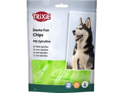 DentaFun žvýkací chipsy se spirulinou (Hmotnost žvýkacích chipsů 100 g)