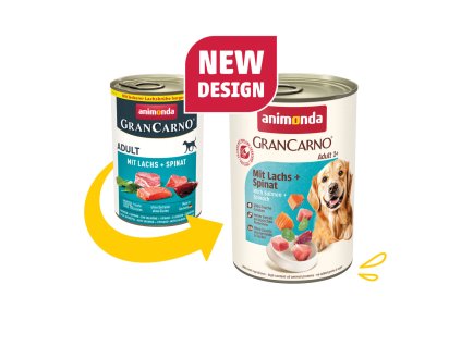 GRANCARNO Adult - s lososem a špenátem 400 g