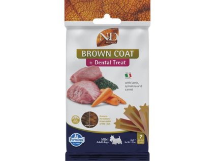 N&D BROWN Dog Dental Snack Lamb Mini 60 g