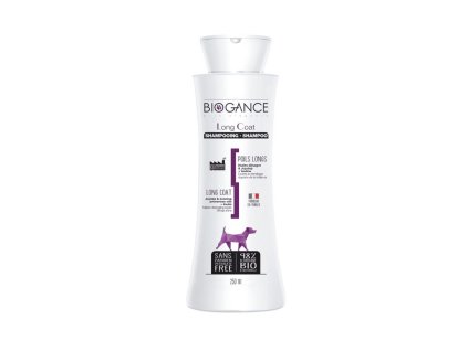 Biogance šampón pro psy s dlouhou srstí Long Coat 250 ml