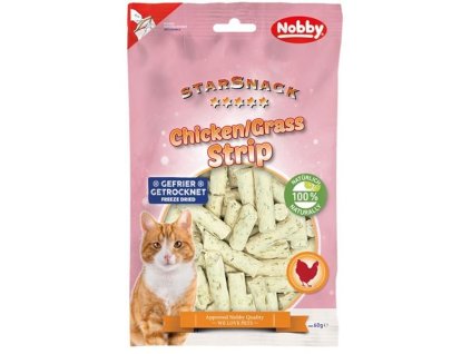 Nobby - StarSnack cat FD Chicken & Cat Grass 60 g