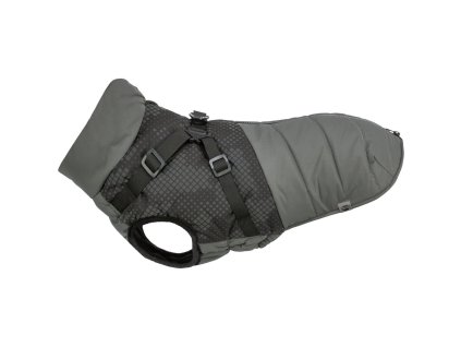 Reflexní obleček PONTIS - vesta s postrojem, šedá (Velikost reflexního oblečku PONTIS M: 45cm, hruď: 55-64cm, krk: 44cm)