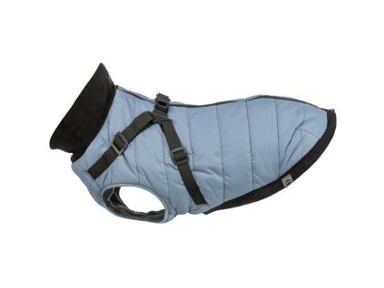 Obleček PONTIS - vesta s postrojem, modrošedá (Velikost oblečku PONTIS M: 45cm, hruď: 64-68cm, krk: 48cm)