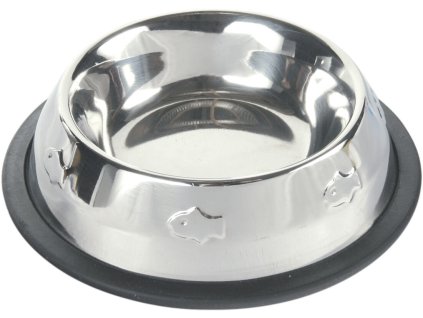 Miska nerez s gumou, motiv rybky 200ml/11cm