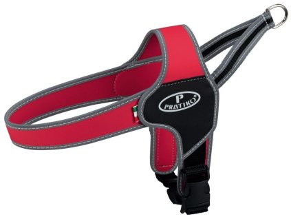 PRATIKO norwegian postroj Apollo, červený (Velikost postroje PRATIKO NORWEGIAN APOLLO XXS-XS:hruď:28-33cm)