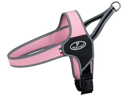 PRATIKO norwegian postroj Apollo, růžový (Velikost postroje PRATIKO NORWEGIAN APOLLO XXS-XS:hruď:28-33cm)