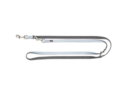 Reflexní vodítko PREMIUM Reflect prodlužovací, grafit (Velikost vodítka PREMIUM Reflect L-XL: 2,00 m/ 25 mm)