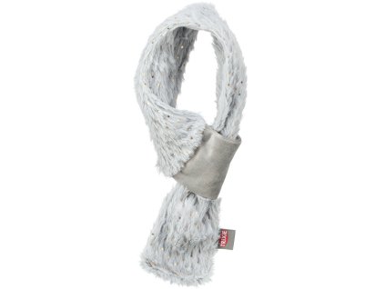 Vánoční hebká šála, plyš, šedá (Velikost vánoční šály 90 cm)