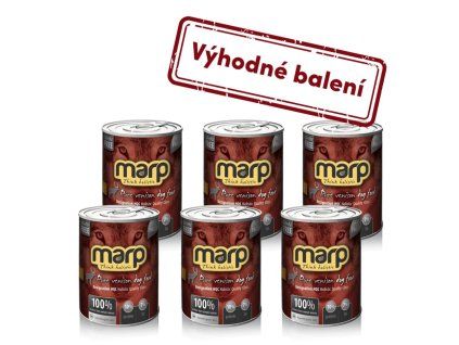Marp Venison konzerva pro psy se zvěřinou 6x400g