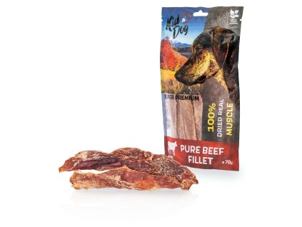 KIDDOG SUPER PREMIUM 100% hovězí čistá svalovina bez aditiv 70 g