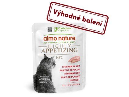 Almo Nature HFC Highly Appetizing - Kuřecí filet 24x50g