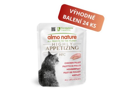 Almo Nature HFC Highly Appetizing - Kuřecí filet 24x50g