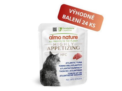 Almo Nature HFC Highly Appetizing - Atlantský tuňák 24x50g
