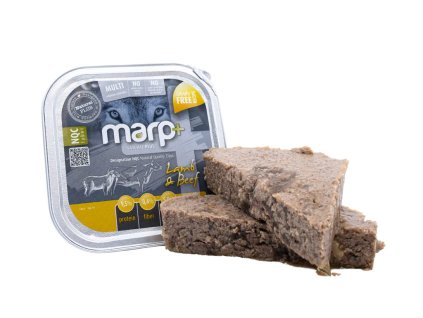 Marp Natural Plus vanička pro psy s jehněčím a hovězím 150g