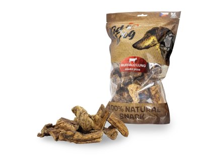 KIDDOG 100% Natural Snack, hovězí plíce 4-8 cm/ 300 g