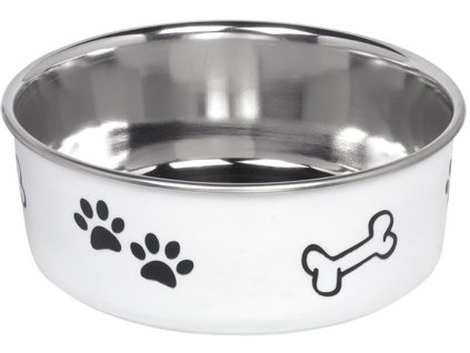 Nobby Fusion nerez miska s plastovým opláštěním 16 cm (940 ml) - bílá