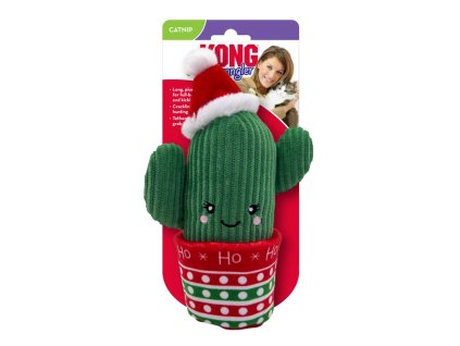 KONG Holiday Wrangler Vánoční kaktus pro kočky 15 cm