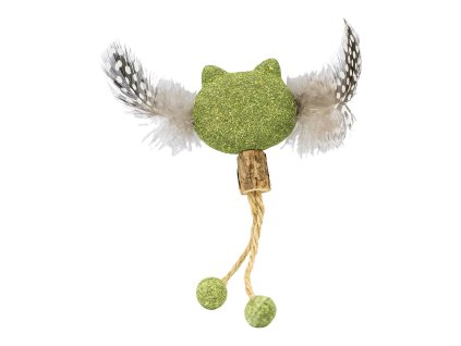 Catnipová kočička s peříčky 5 / 15 cm, HipHop Cat