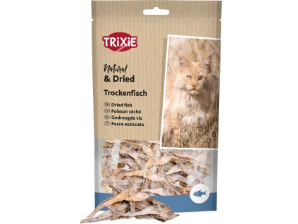 Sušené rybičky, pamlsek pro kočky 50g TRIXIE