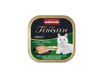 Vom Feinsten CORE hovězí, losos filet + špenát pro kočky 100 g