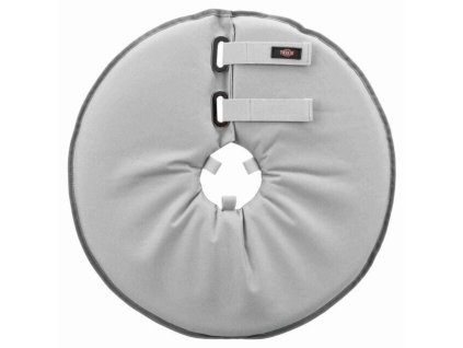 Ochranný měkký límec "disk", polyester/pěna, šedá (Velikost ochranného límce S: obvod krku: 30-34 cm/ 19,5 cm)