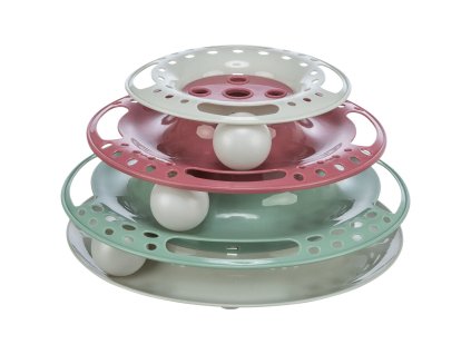 Kruhová věž/bubínek s míčky 25 cm x 13 cm