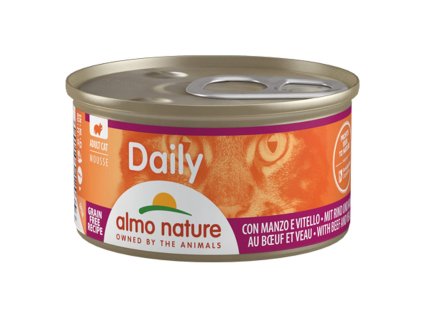 Almo Nature Daily Menu - Pěna s hovězím a telecím 85 g