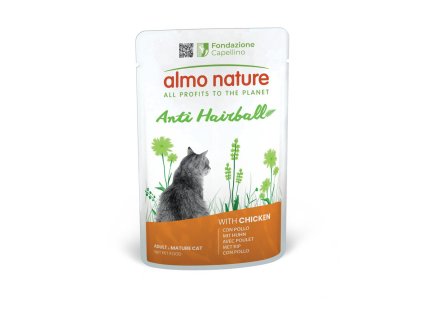Almo Nature Holistic Anti Hairball - s kuřecím 70 g