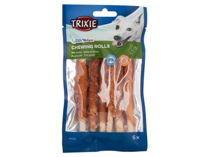 DENTAfun-tyčinka svázaná kuřecím masem 6ks, 12cm/70g
