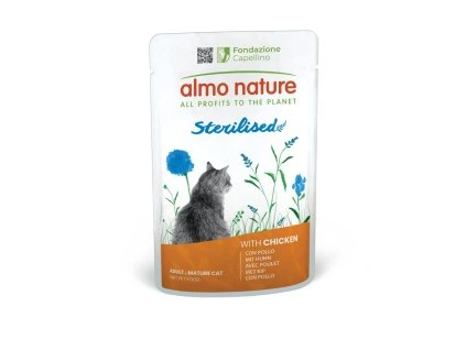 Almo Nature Holistic Sterilised s kuřetem 70g