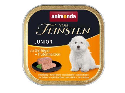ANIMONDA paštika JUNIOR - drůbeží, krůtí srdce 150g