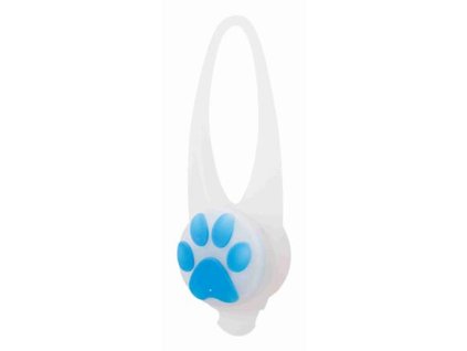 Flasher blikačka pro psy 2,4 cm / 8 cm bílá/barevná tlapka