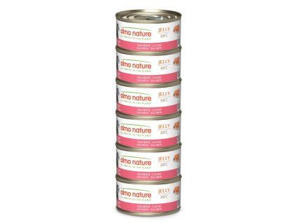Almo Nature HFC Megapack Losos v želé 6x70g