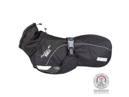 EXPLORE zimní bunda pro psy - černá (Velikost oblečku EXPLORE XS:25cm, hruď:24-42cm, krk:28-34cm)