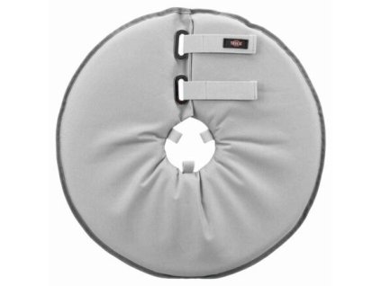 Ochranný měkký límec "disk", S: 30-34 cm/19,5 cm, polyester/pěna, šedá