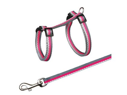 FRESHLINE postroj s vodítkem pro kočku 27-45cm/10mm/1,2m