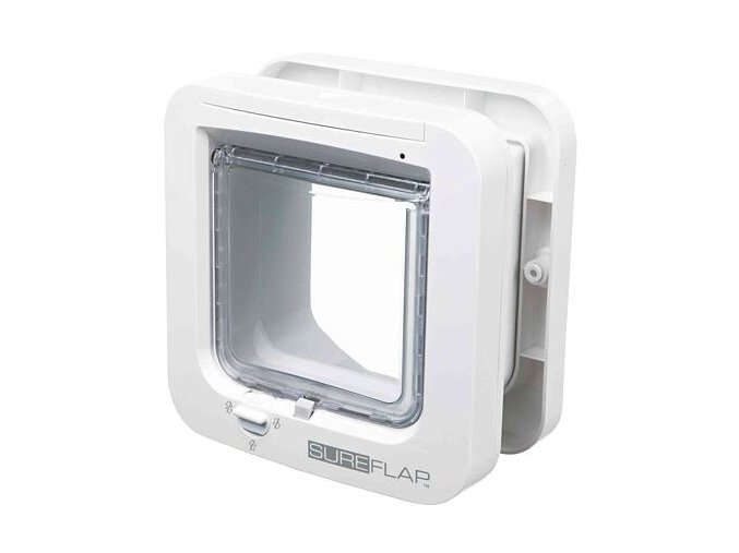 SureFlap 4-cestná dvířka na mikročip 21 x 21 cm - bílé