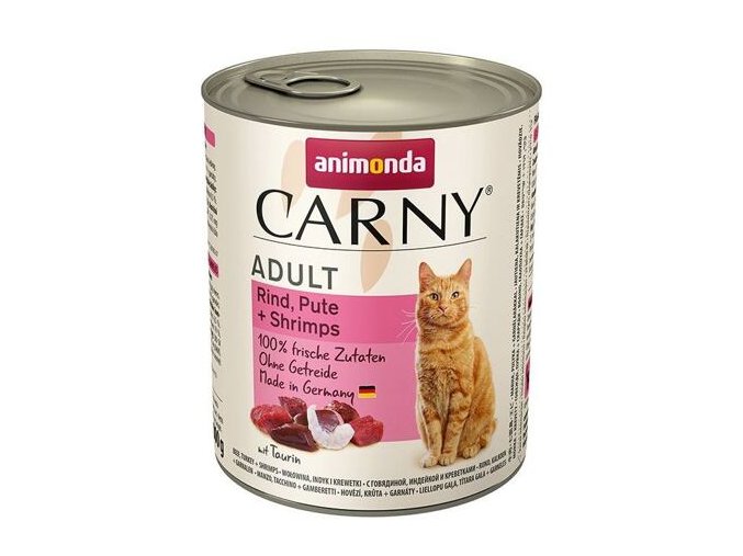 ANIMONDA konzerva CARNY Adult - hovězí, krůta, ráčci 800g