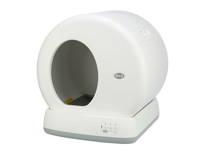 Samočistící SMART toaleta pro kočky, 53 x 55,5 x 52 cm, bílá