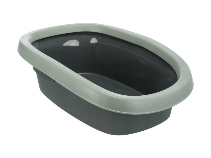 Be Eco toaleta CARLO, s okrajem, 31x14x43cm, antracit/šedozelená