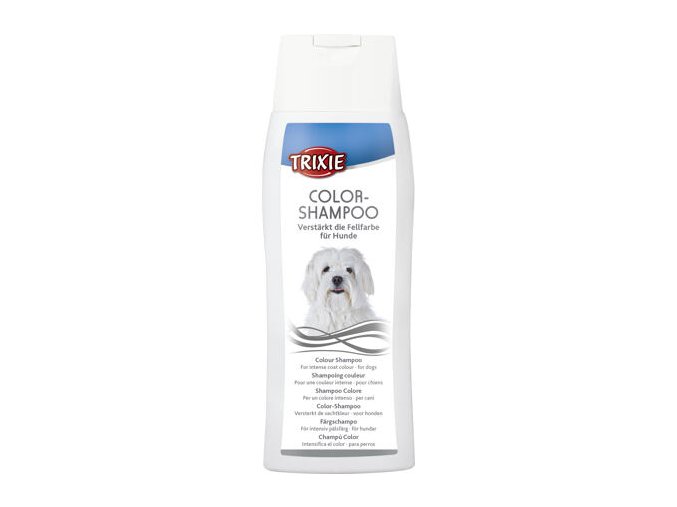 TRIXIE Color šampon - bílý 250 ml - pro světlé a bílosrsté psy
