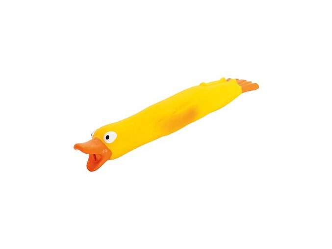 Kachna "kamikadze"s křupavým zvukem, 19 cm, žlutá, HipHop